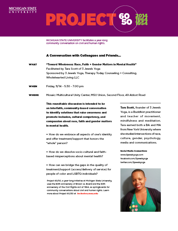 Project 60-50.Toward Wholeness